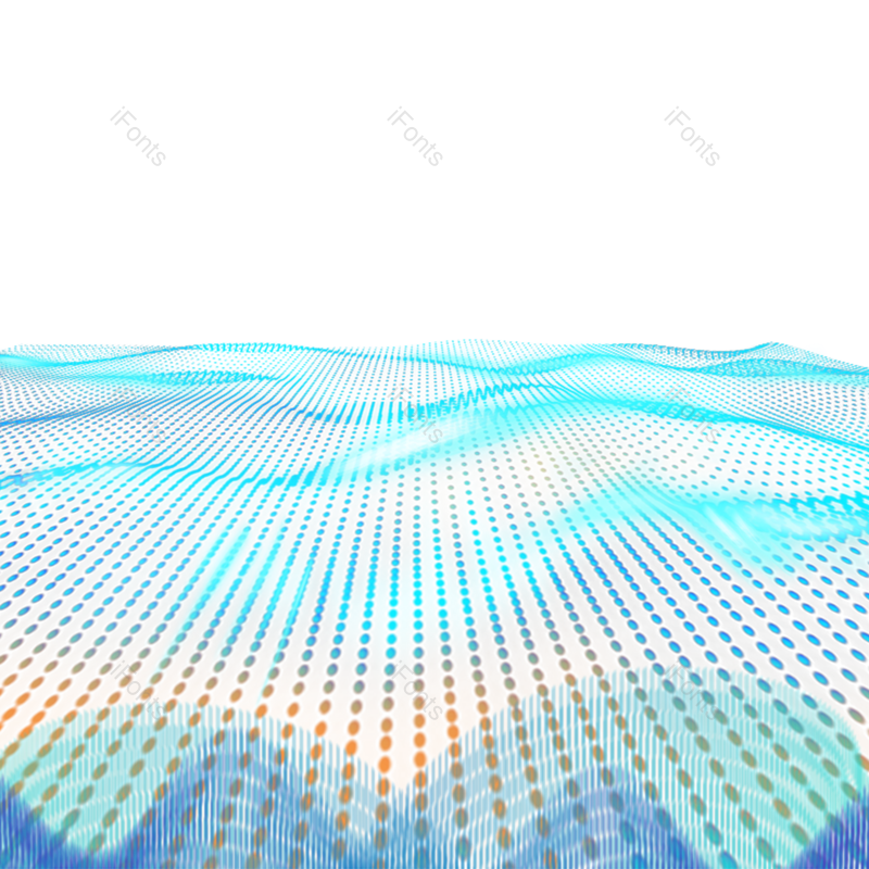 光效图片,蓝色元素,科技感PNG,粒子免抠素材